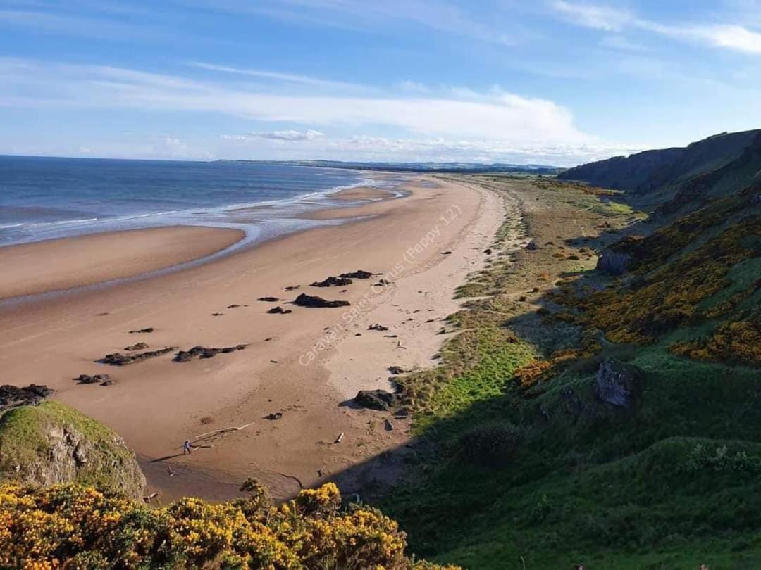 Wrights Retreat 4 Lunan View St Cyrus Caravan Park Hotel Saint Cyrus Exterior foto